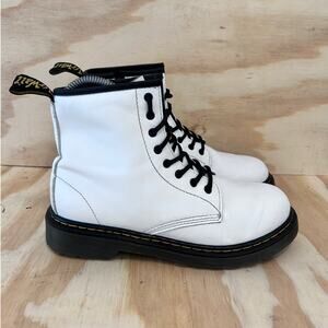 Dr. Martens - Pascal Doc's  - Combat Boots - White - Women's - 5 - 1460J